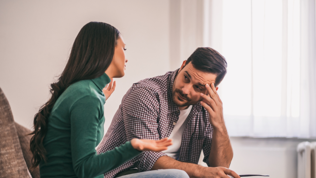 couple talking